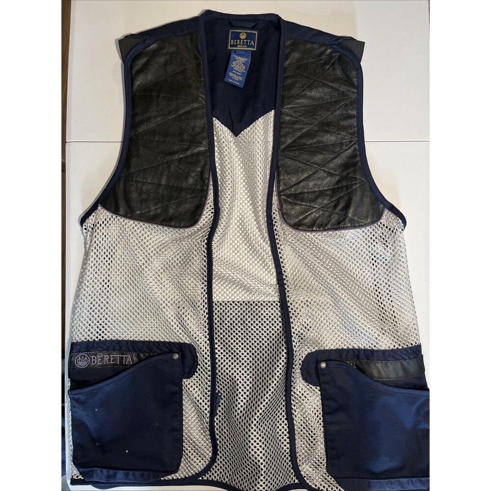 BERETTA Unisex Full Mesh Breathable Competition Shooting Vest Large